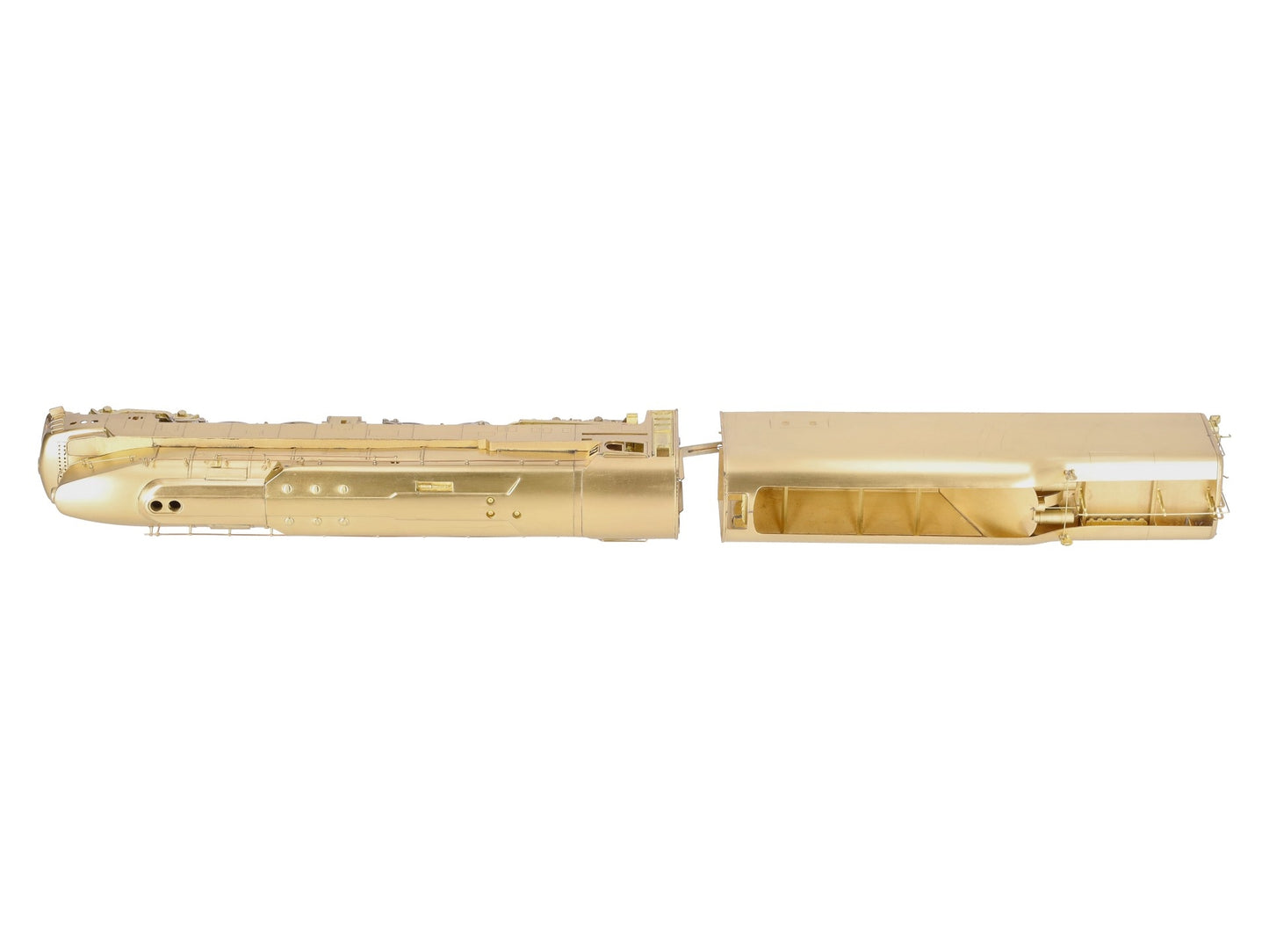 Key Imports 5500 HO Brass T-1 Duplex II 4-4-4-4 Steam Locomotive & Tender EX/Box