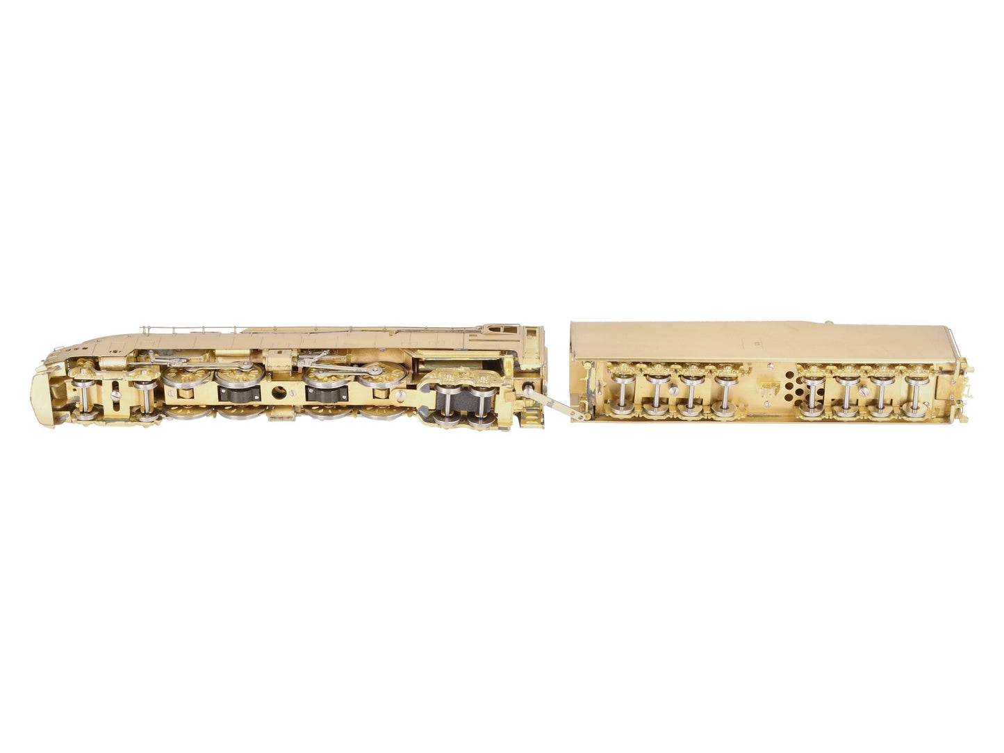 Key Imports 5500 HO Brass T-1 Duplex II 4-4-4-4 Steam Locomotive & Tender EX/Box
