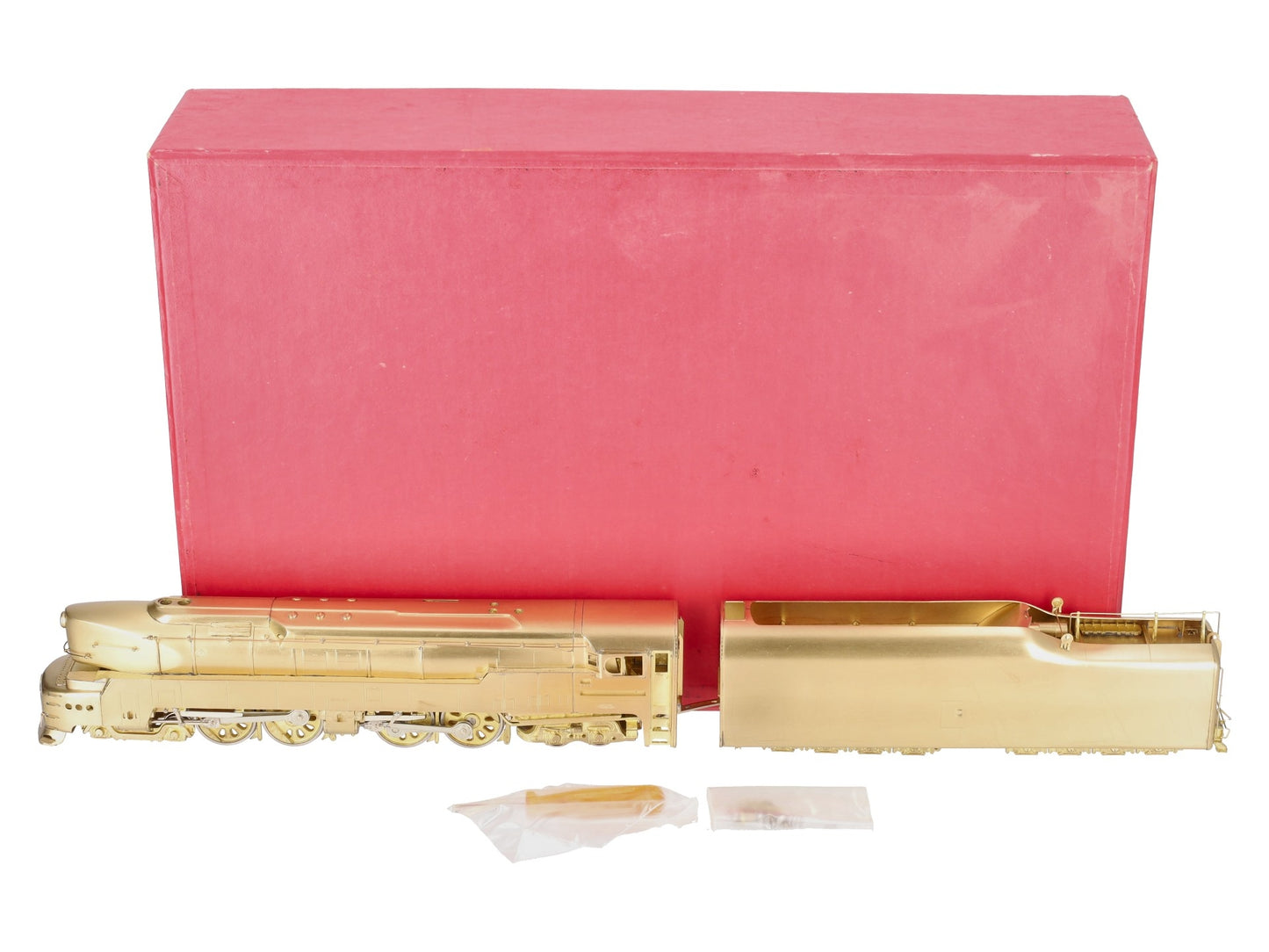 Key Imports 5500 HO Brass T-1 Duplex II 4-4-4-4 Steam Locomotive & Tender EX/Box