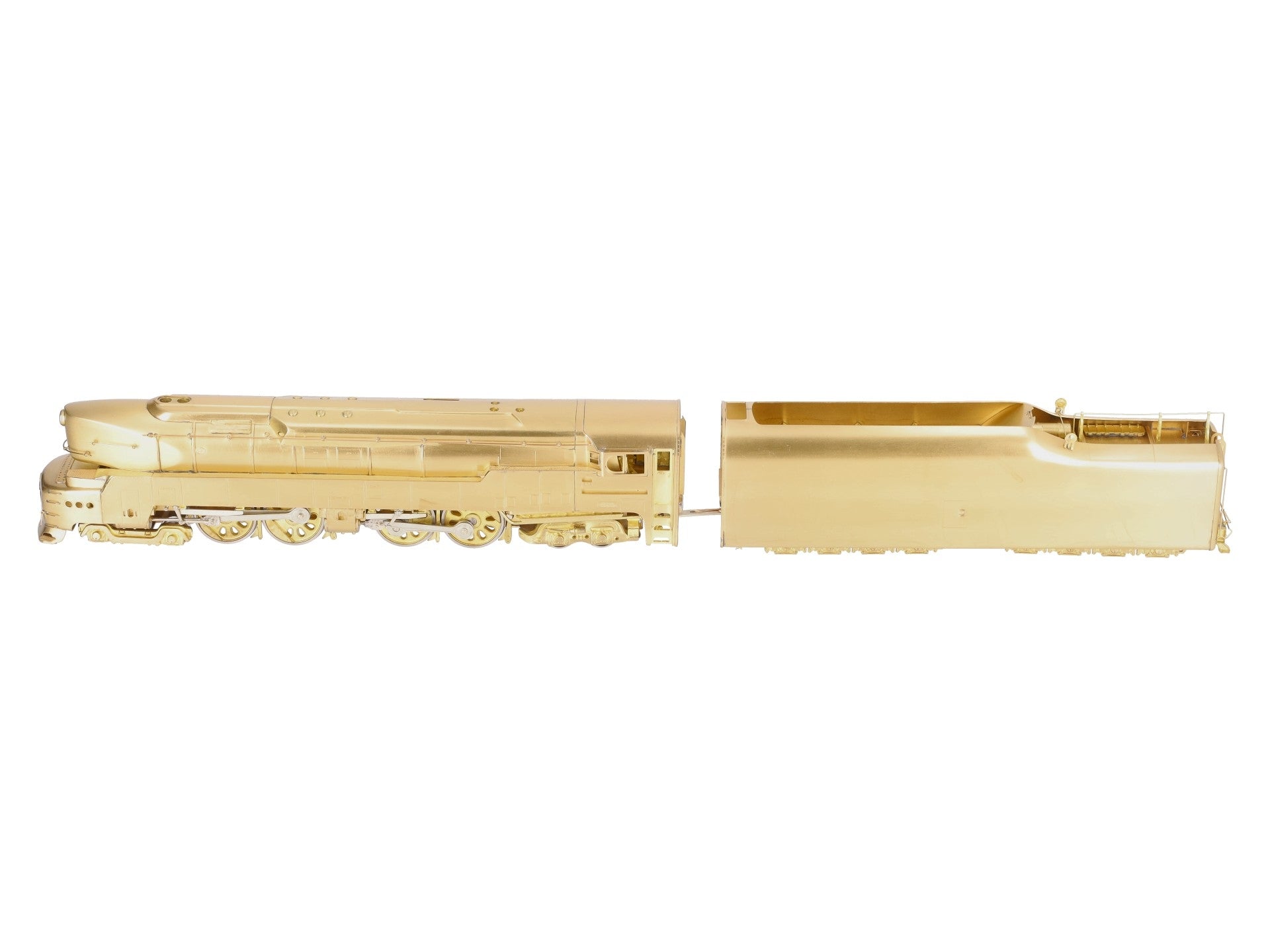 Key Imports 5500 HO Brass T-1 Duplex II 4-4-4-4 Steam Locomotive & Tender EX/Box