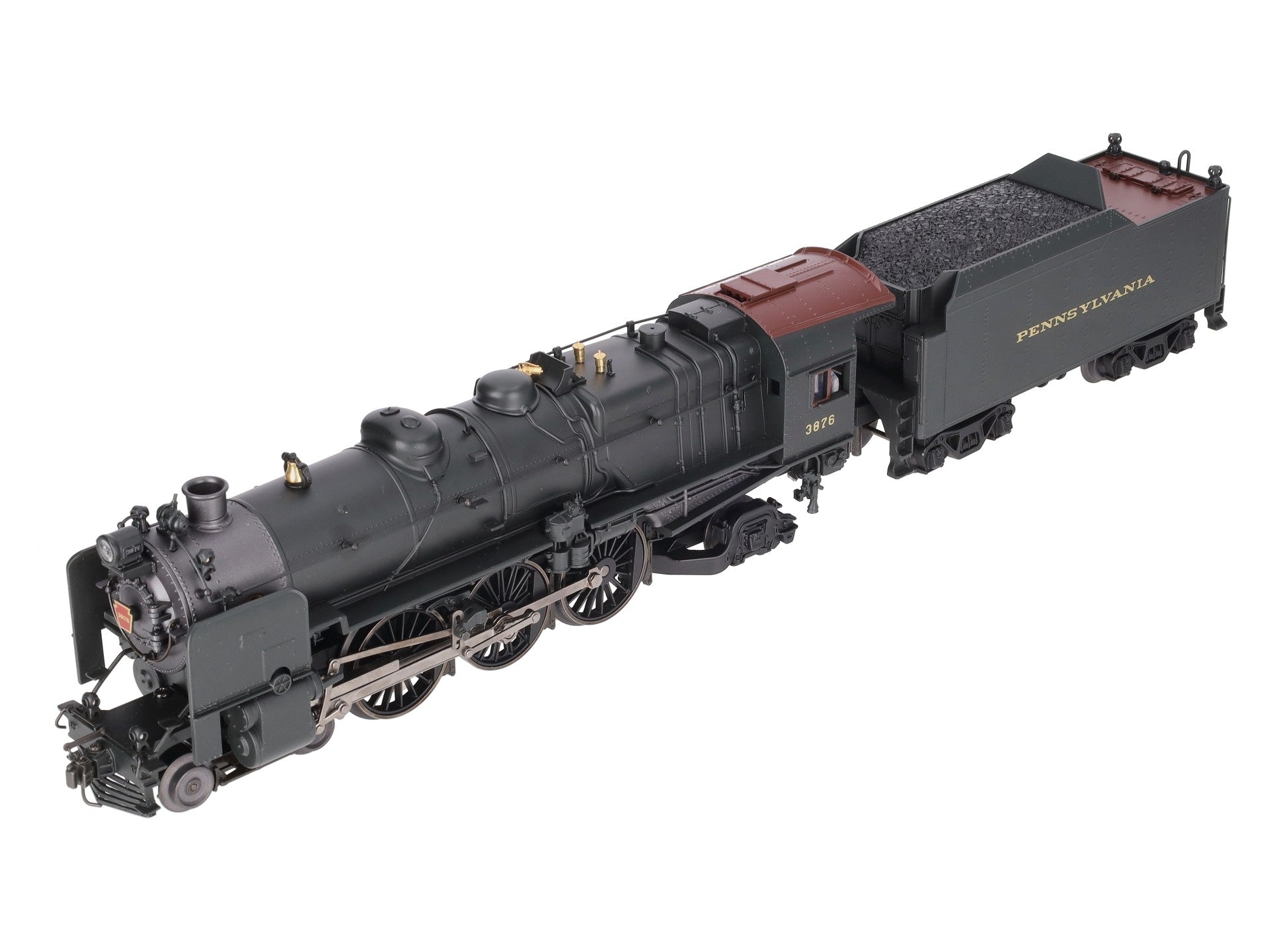 K-Line K3380-3876CC O Gauge PRR K4s Steam Locomotive & Tender #3876 w/TMCC NIB