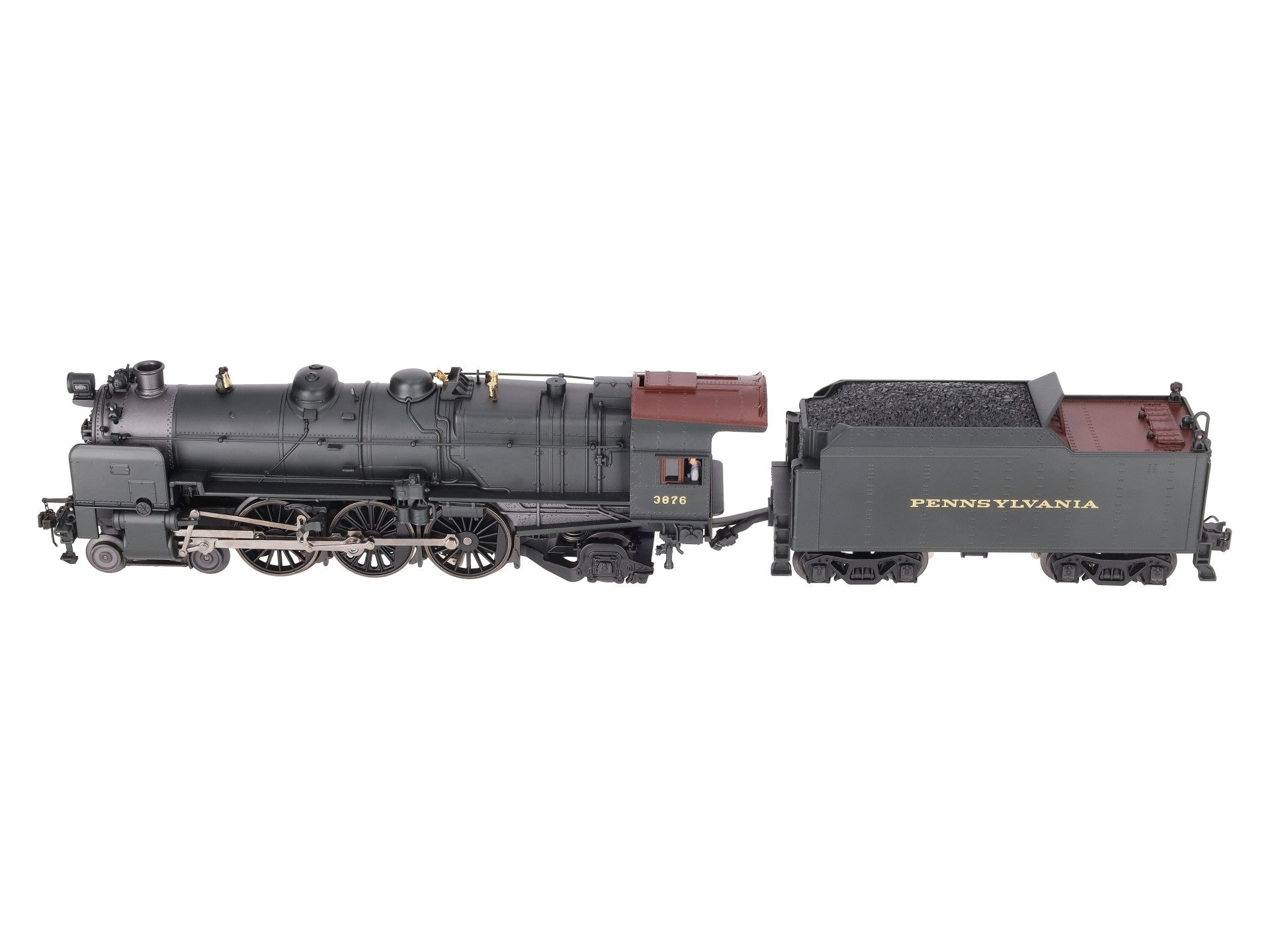 K-Line K3380-3876CC O Gauge PRR K4s Steam Locomotive & Tender #3876 w/TMCC NIB