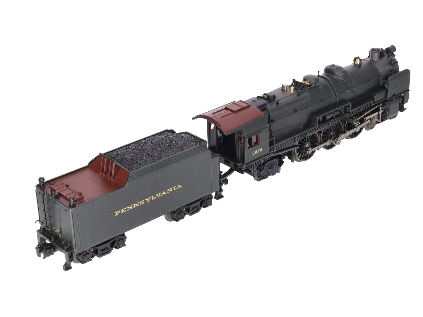 K-Line K3380-3876CC O Gauge PRR K4s Steam Locomotive & Tender #3876 w/TMCC NIB