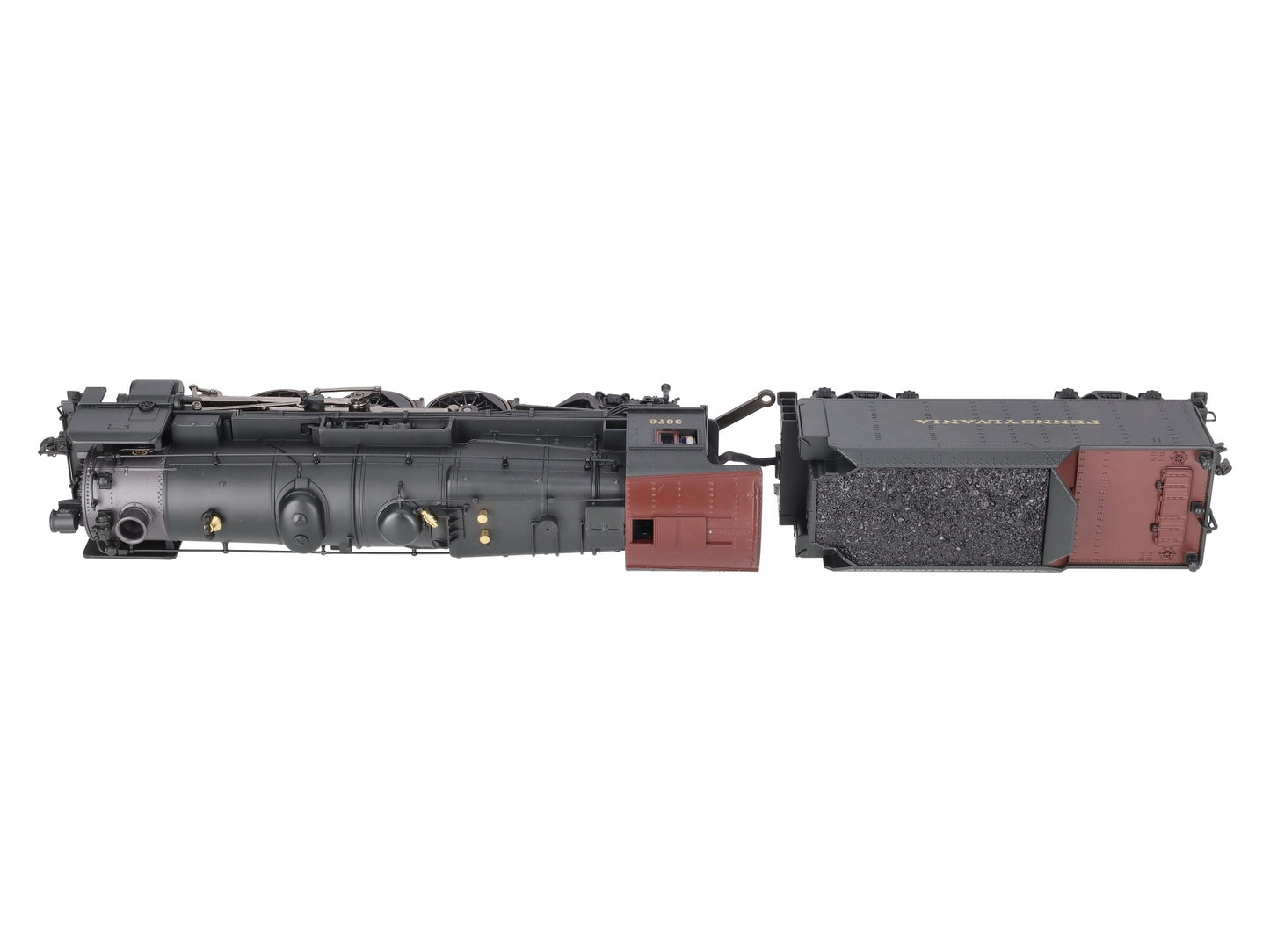 K-Line K3380-3876CC O Gauge PRR K4s Steam Locomotive & Tender #3876 w/TMCC VG/Box