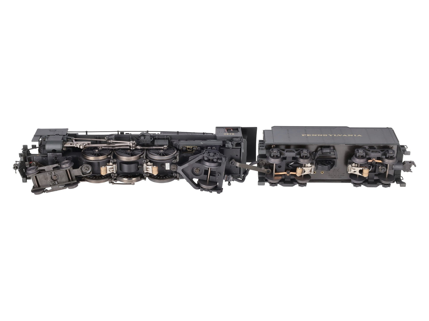 K-Line K3380-3876CC O Gauge PRR K4s Steam Locomotive & Tender #3876 w/TMCC VG/Box