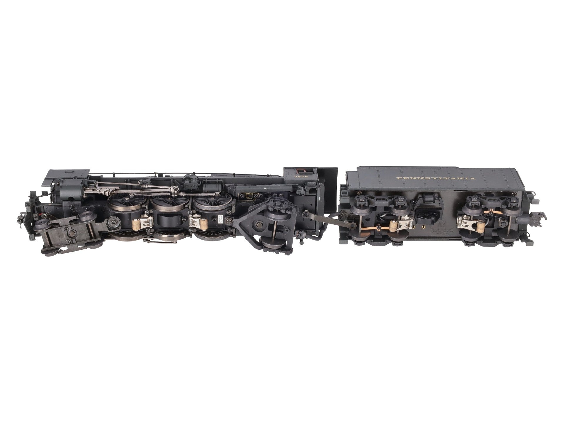K-Line K3380-3876CC O Gauge PRR K4s Steam Locomotive & Tender #3876 w/TMCC VG/Box