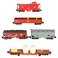 American Flyer Vintage S Freight Cars: 941, 921, Caboose, 24533, 924 [5] VG