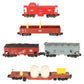 American Flyer Vintage S Freight Cars: 941, 921, Caboose, 24533, 924 [5] VG