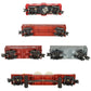 American Flyer Vintage S Freight Cars: 941, 921, Caboose, 24533, 924 [5] VG