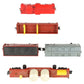 American Flyer Vintage S Freight Cars: 941, 921, Caboose, 24533, 924 [5] VG