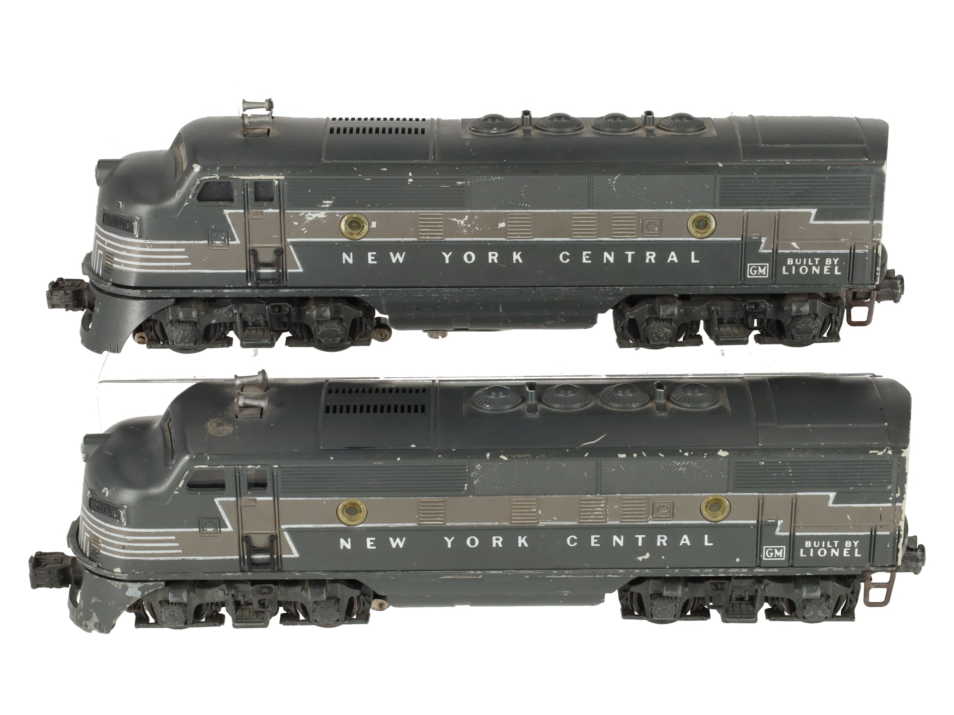 Lionel 2354 Vintage O New York Central F-3 AA Diesel Locomotives VG