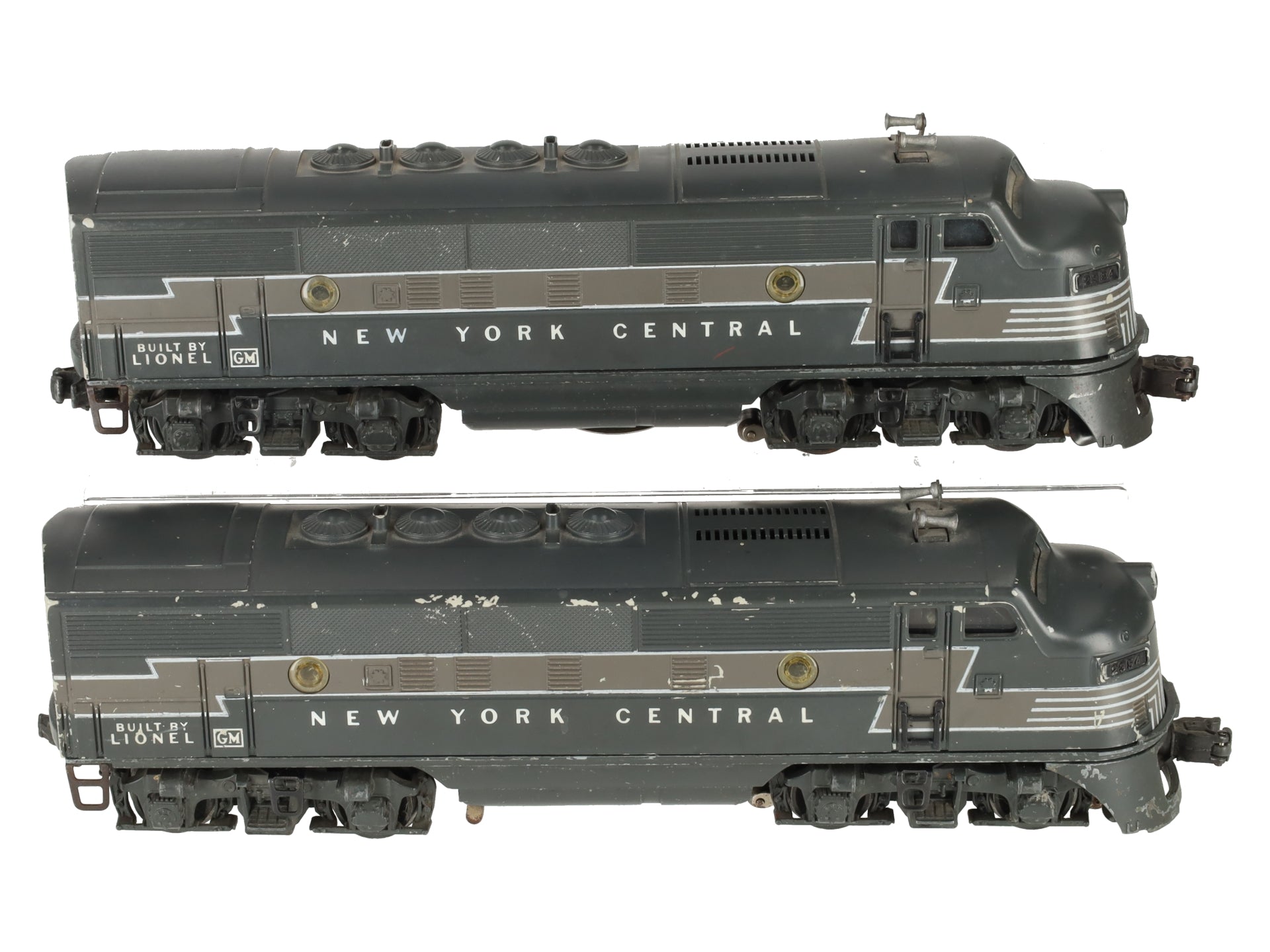 Lionel 2354 Vintage O New York Central F-3 AA Diesel Locomotives VG