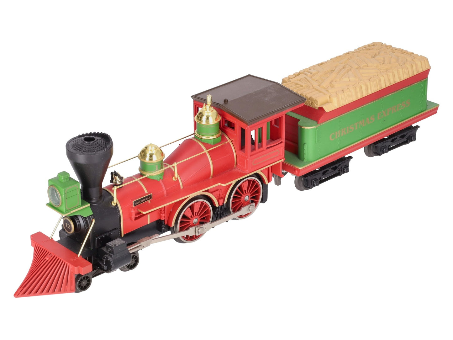 MTH 30-1727-1 O Christmas 4-4-0 General Steam Engine with Proto-Sound 3.0 #12