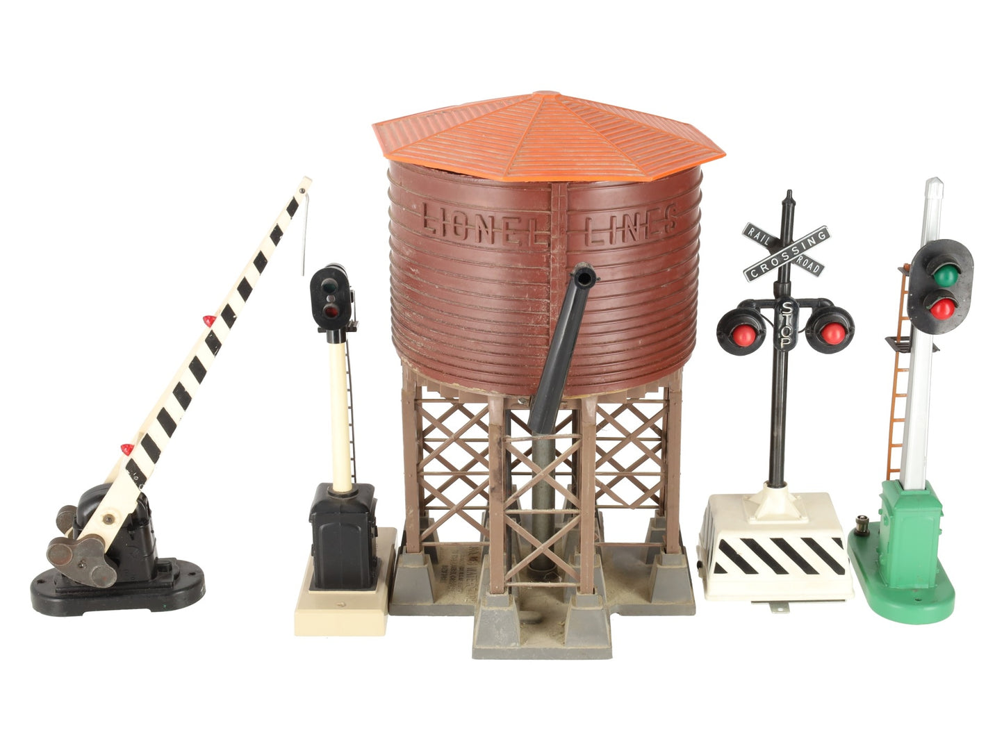 Lionel Vintage O Postwar Accessories: 155, 252, 153, 253, 138 [5] VG