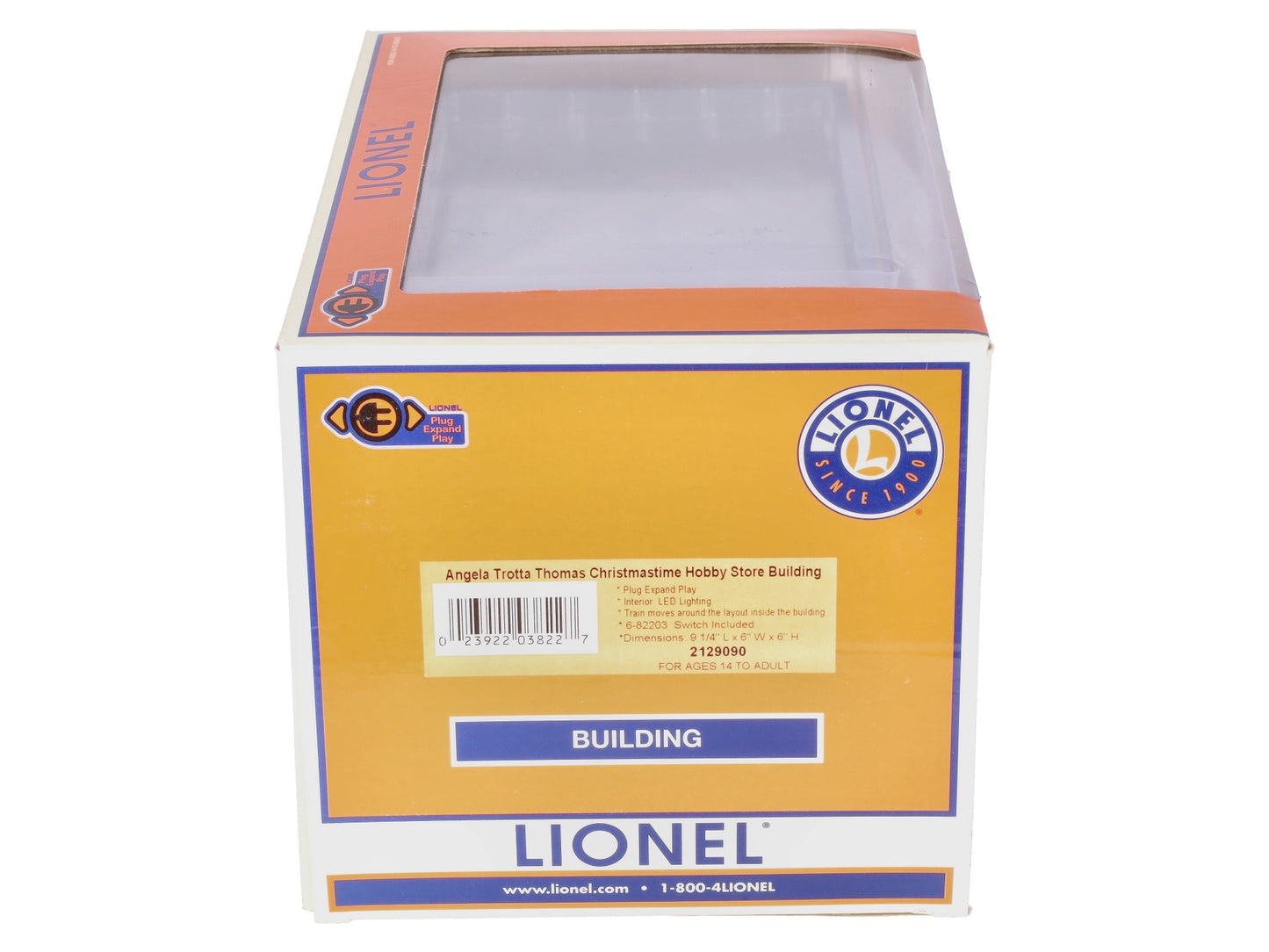 Lionel 2129090 O Plug-Expand-Play Angela Trotta Thomas Hobby Store Building