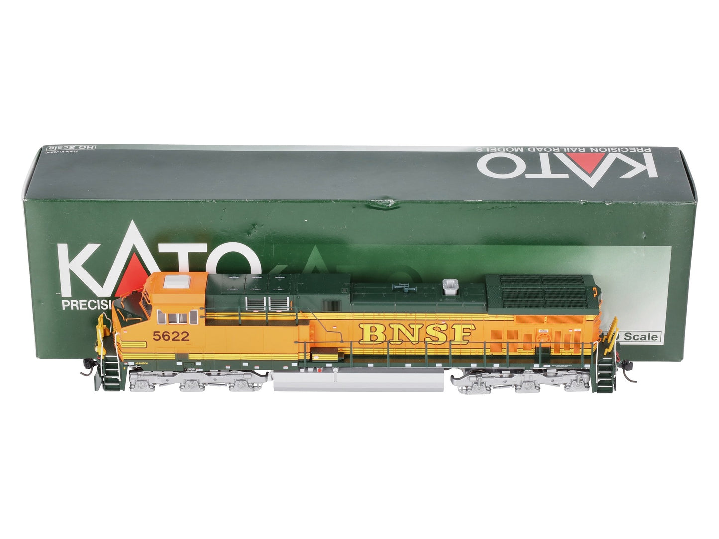 Kato 37-6444 HO BNSF Heritage II AC4400CW Diesel Locomotive #5622 w/DCC/Sound EX/Box