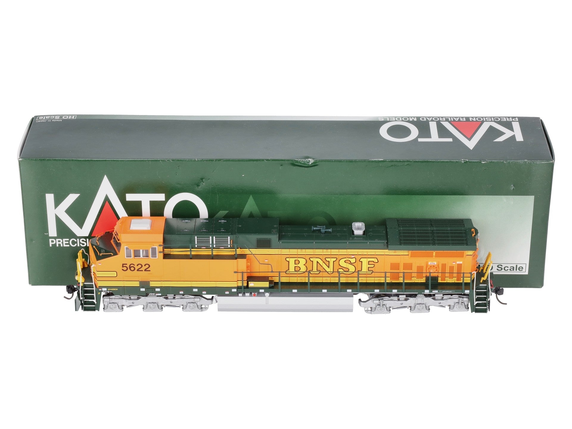 Kato 37-6444 HO BNSF Heritage II AC4400CW Diesel Locomotive #5622 w/DCC/Sound EX/Box