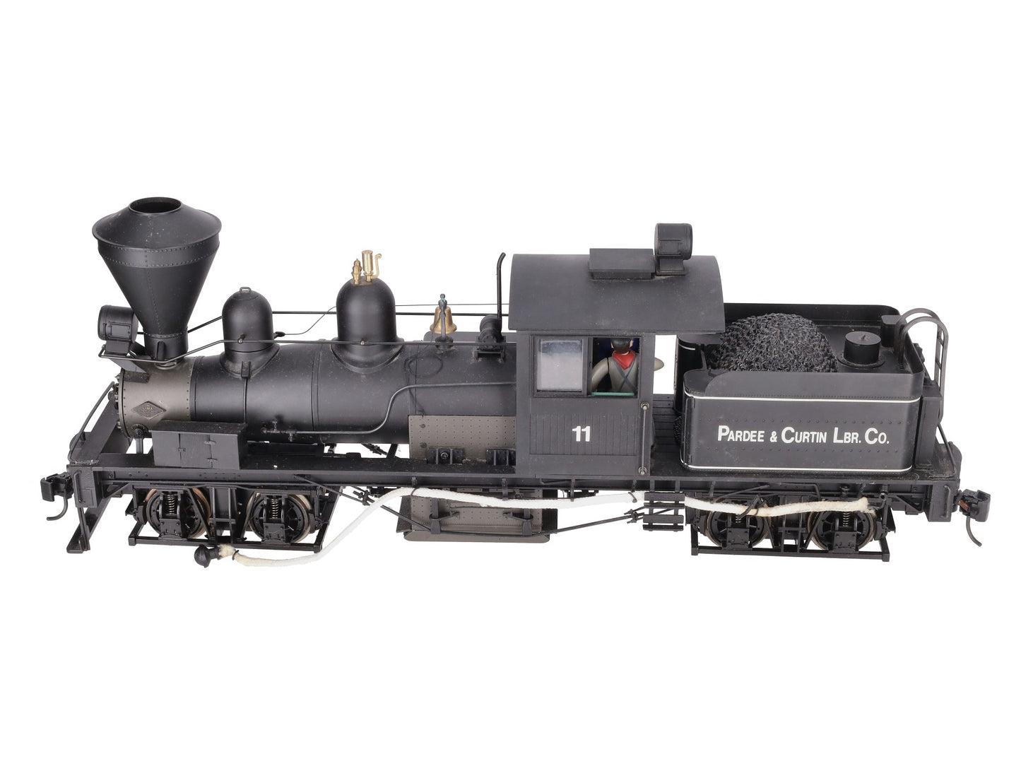 Bachmann 81196 G Pardee & Curtin Lumber Co. 2-Truck Shay Steam Locomotive #11 EX/Box