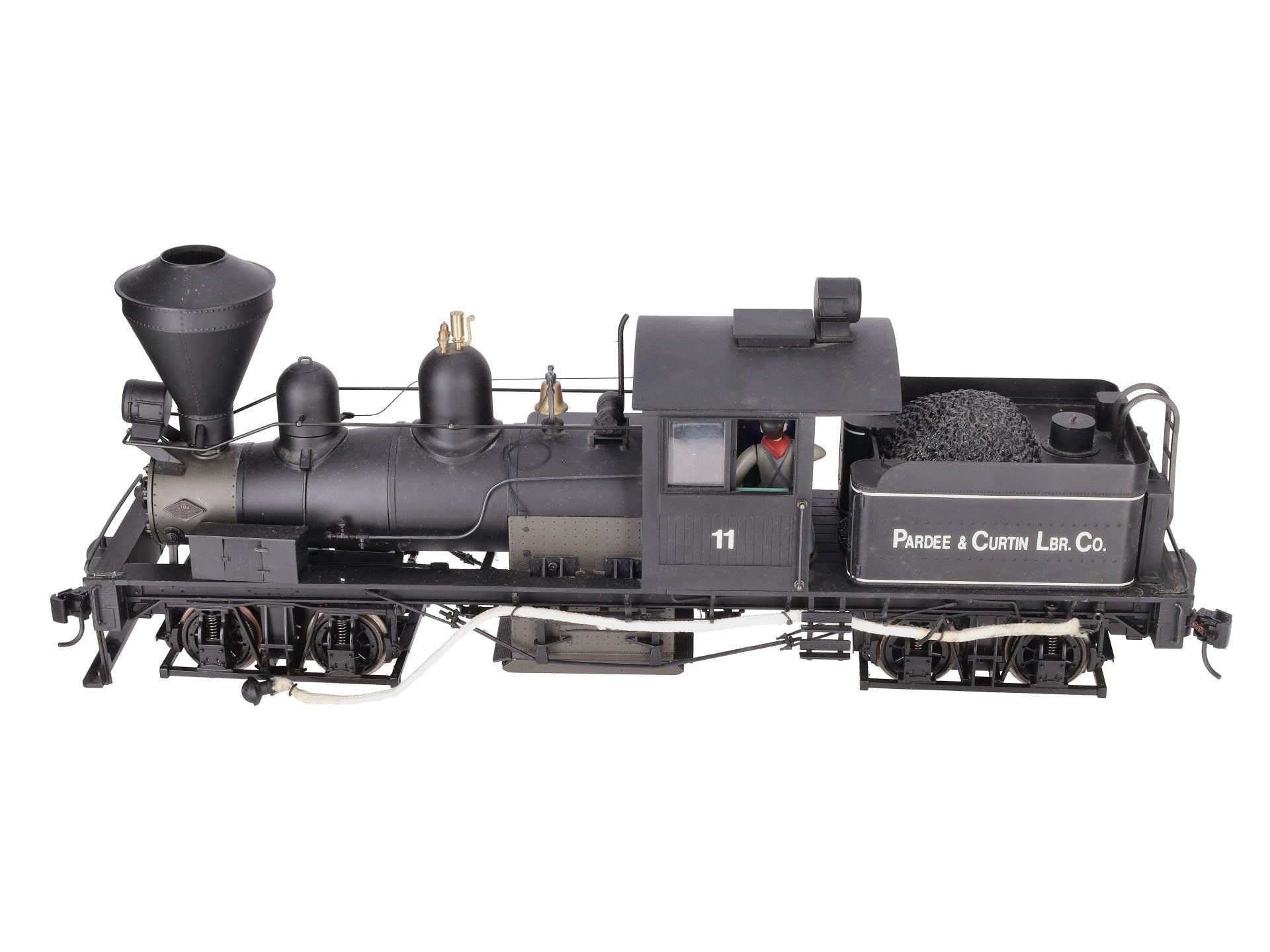 Bachmann 81196 G Pardee & Curtin Lumber Co. 2-Truck Shay Steam Locomotive #11 EX/Box