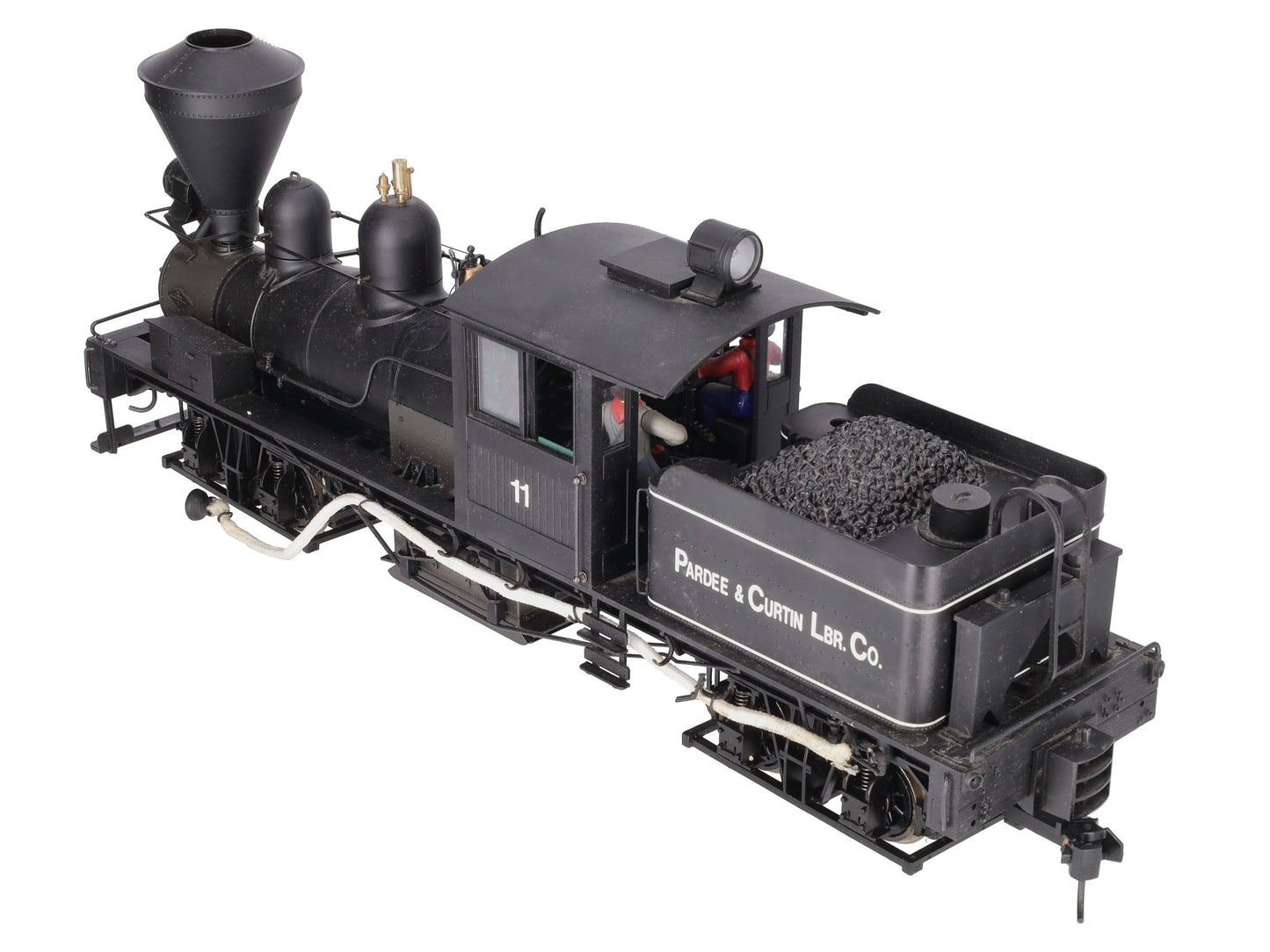Bachmann 81196 G Pardee & Curtin Lumber Co. 2-Truck Shay Steam Locomotive #11 EX/Box