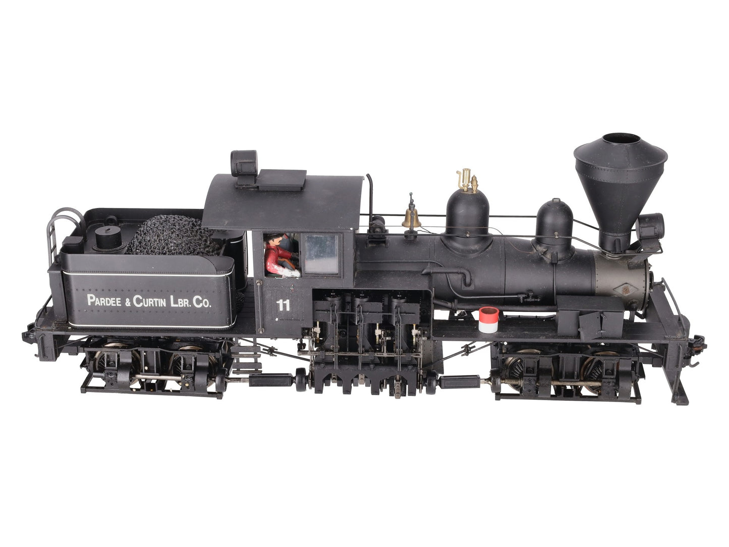 Bachmann 81196 G Pardee & Curtin Lumber Co. 2-Truck Shay Steam Locomotive #11 EX/Box