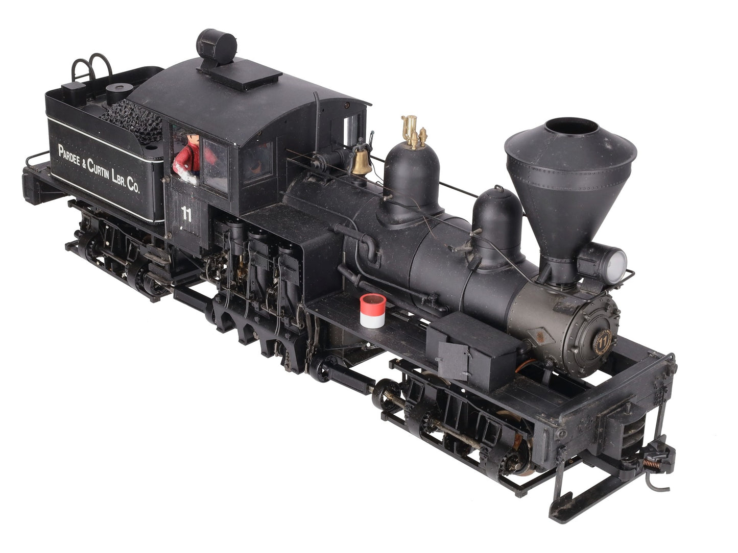 Bachmann 81196 G Pardee & Curtin Lumber Co. 2-Truck Shay Steam Locomotive #11 EX/Box