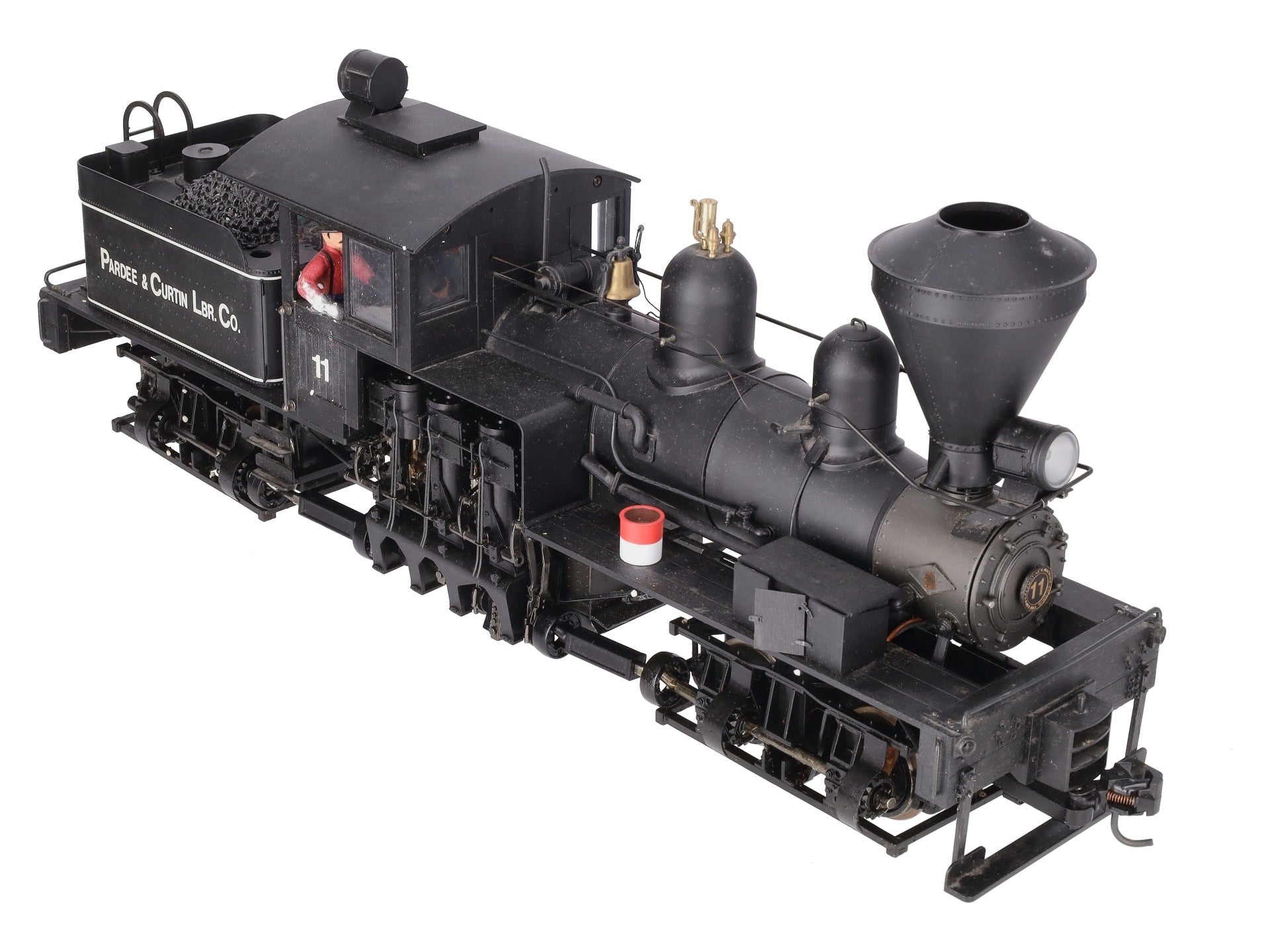 Bachmann 81196 G Pardee & Curtin Lumber Co. 2-Truck Shay Steam Locomotive #11 EX/Box