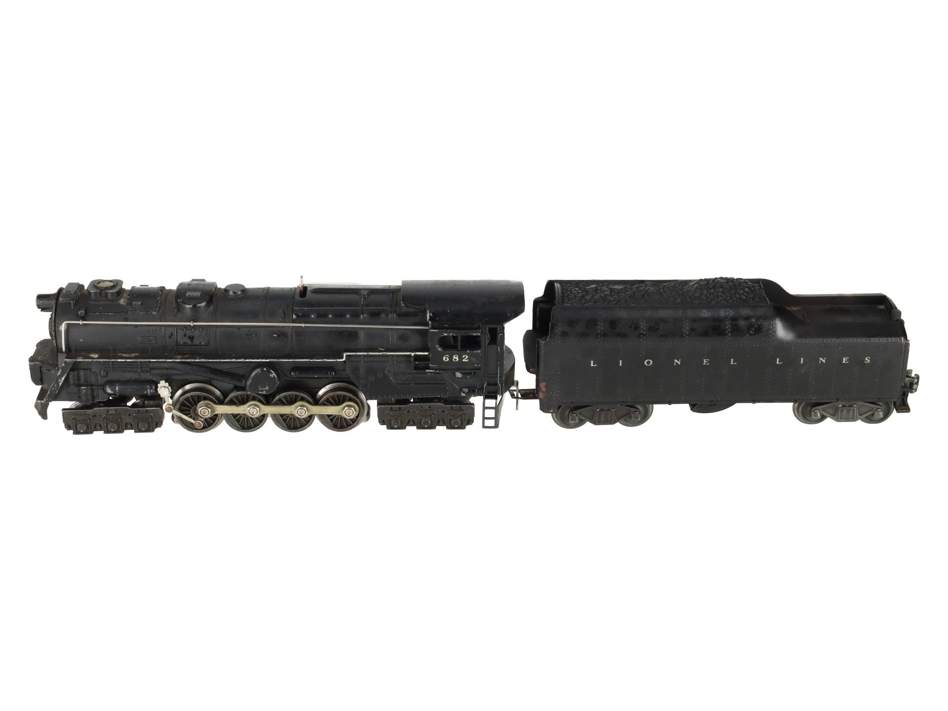Lionel 682 Vintage O 6-8-6 Steam Turbine Locomotive w/2046W Tender VG
