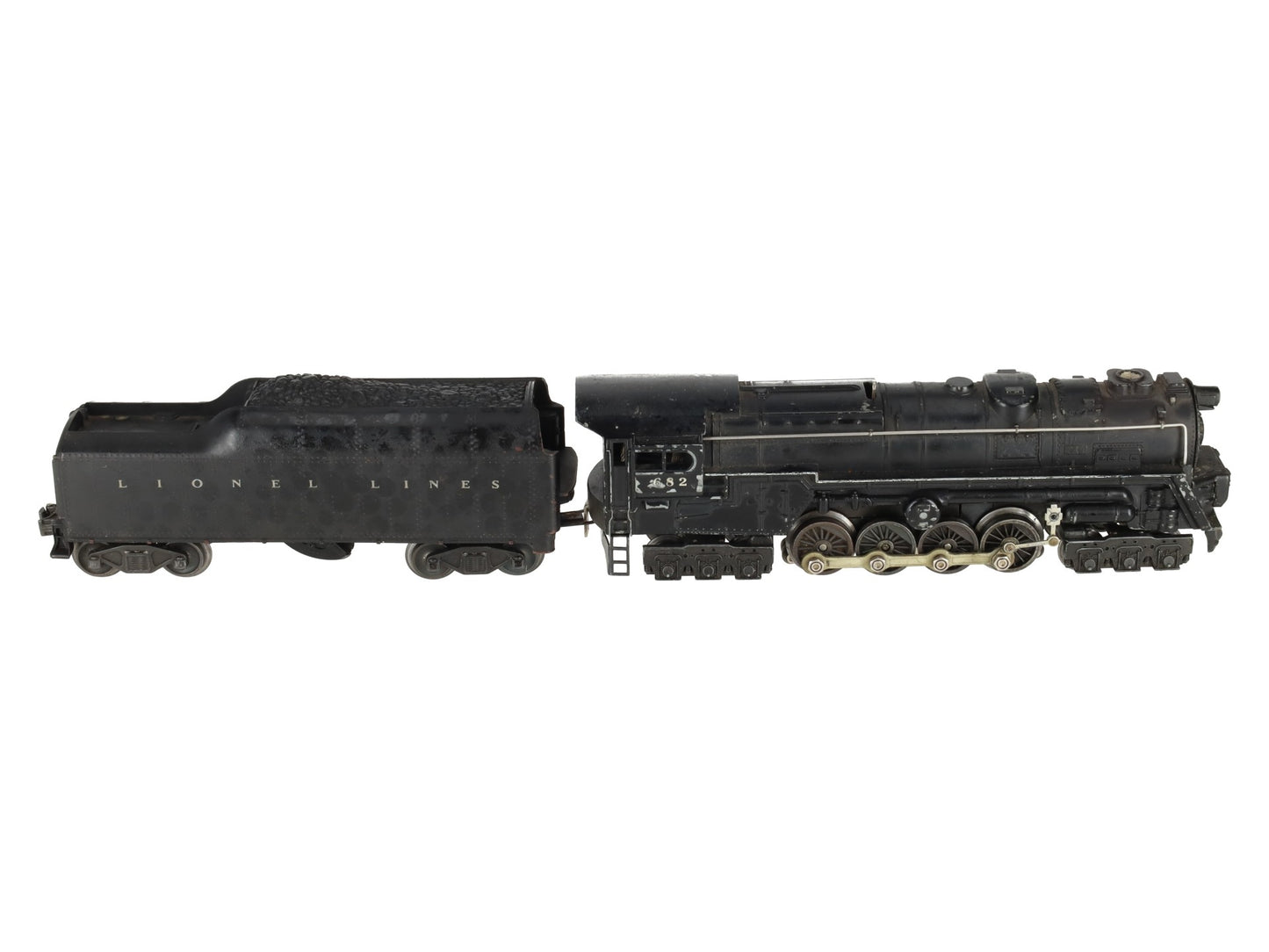 Lionel 682 Vintage O 6-8-6 Steam Turbine Locomotive w/2046W Tender VG