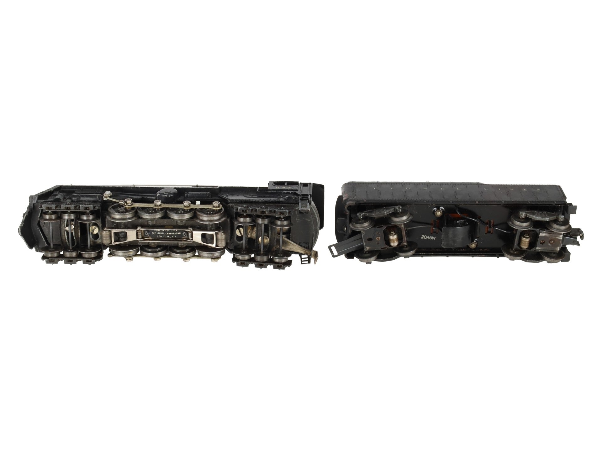 Lionel 682 Vintage O 6-8-6 Steam Turbine Locomotive w/2046W Tender VG