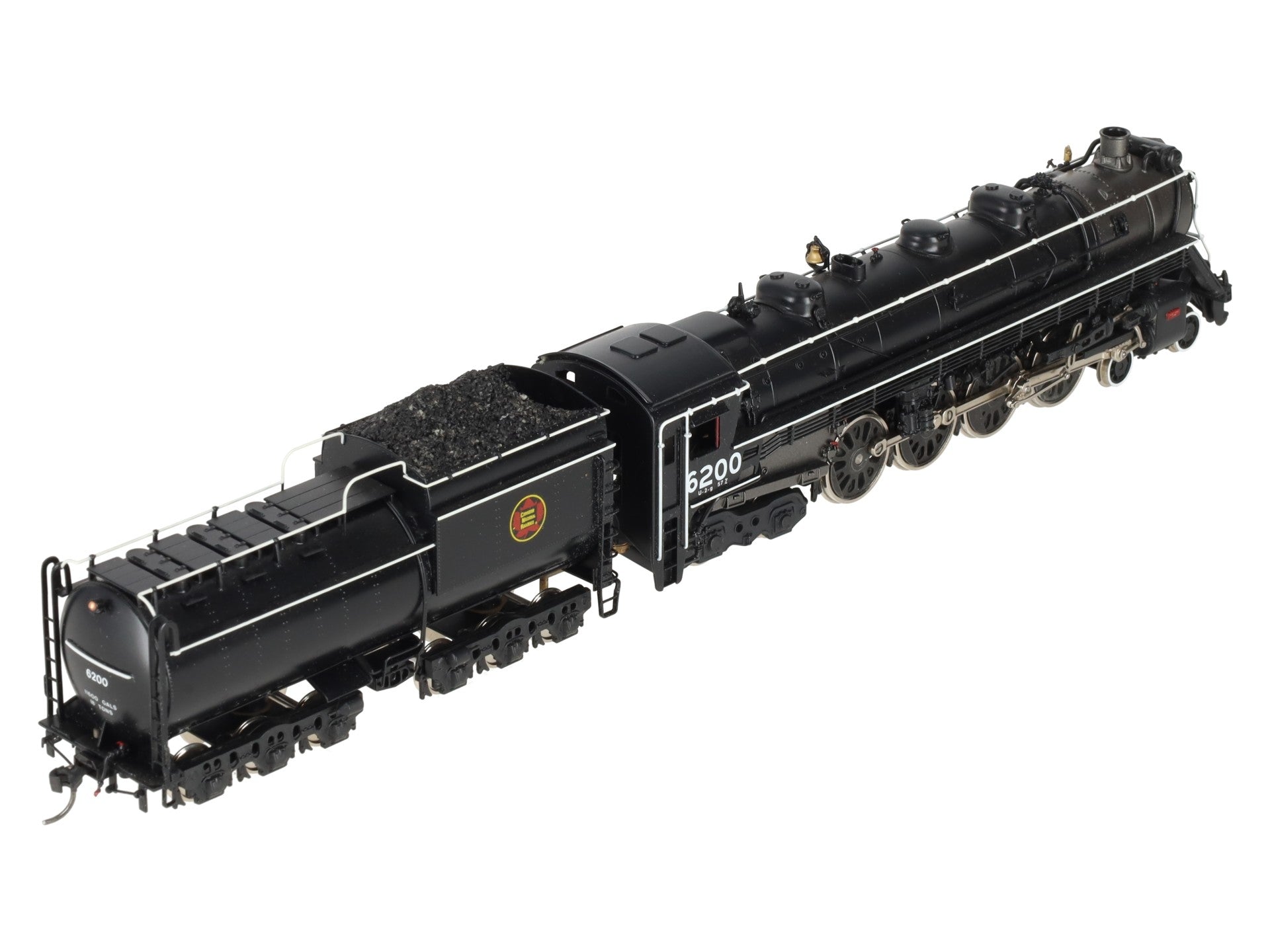 Toby Class 6200 HO BRASS CNR Class 6200 4-8-4 Steam Loco/Tender