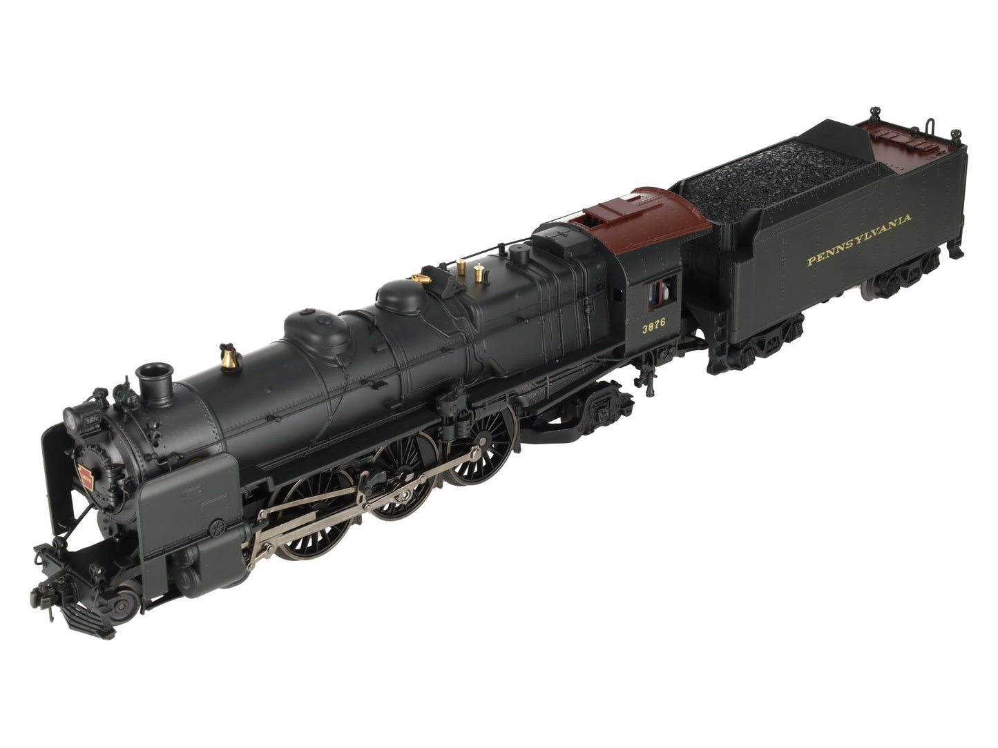 K-Line K3380-3876CC O Gauge PRR K4s Steam Locomotive & Tender #3876 w/TMCC EX/Box