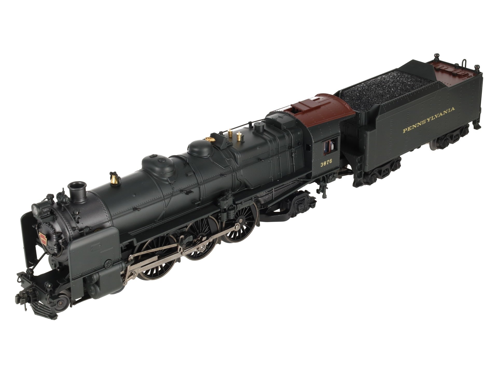 K-Line K3380-3876CC O Gauge PRR K4s Steam Locomotive & Tender #3876 w/TMCC EX/Box