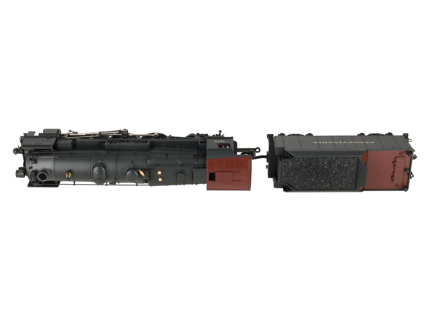 K-Line K3380-3876CC O Gauge PRR K4s Steam Locomotive & Tender #3876 w/TMCC EX/Box