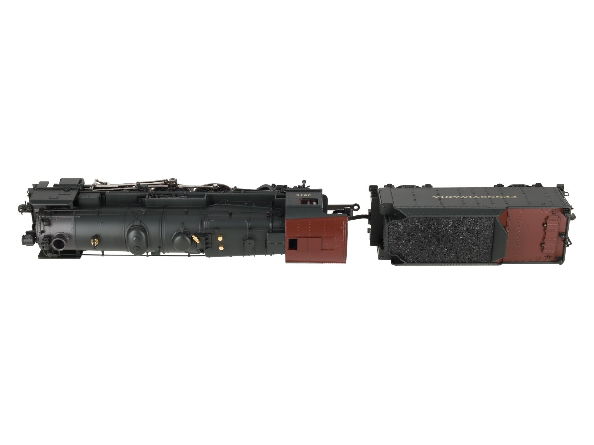 K-Line K3380-3876CC O Gauge PRR K4s Steam Locomotive & Tender #3876 w/TMCC EX/Box