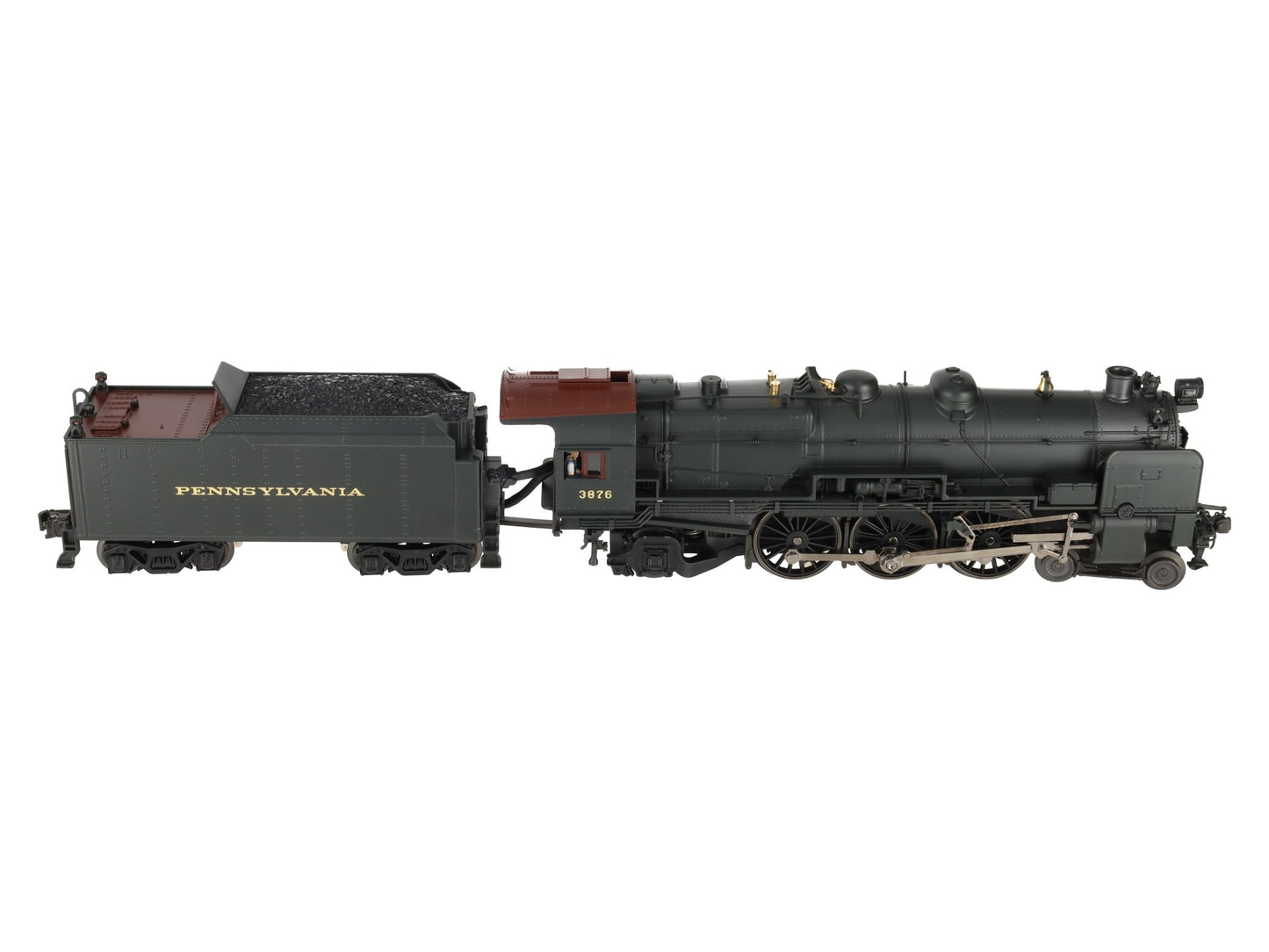 K-Line K3380-3876CC O Gauge PRR K4s Steam Locomotive & Tender #3876 w/TMCC EX/Box