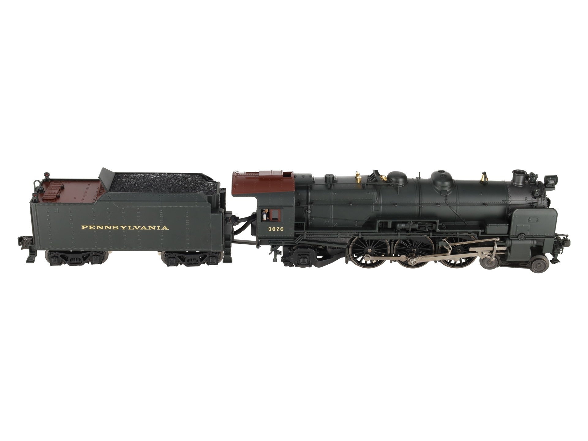 K-Line K3380-3876CC O Gauge PRR K4s Steam Locomotive & Tender #3876 w/TMCC EX/Box
