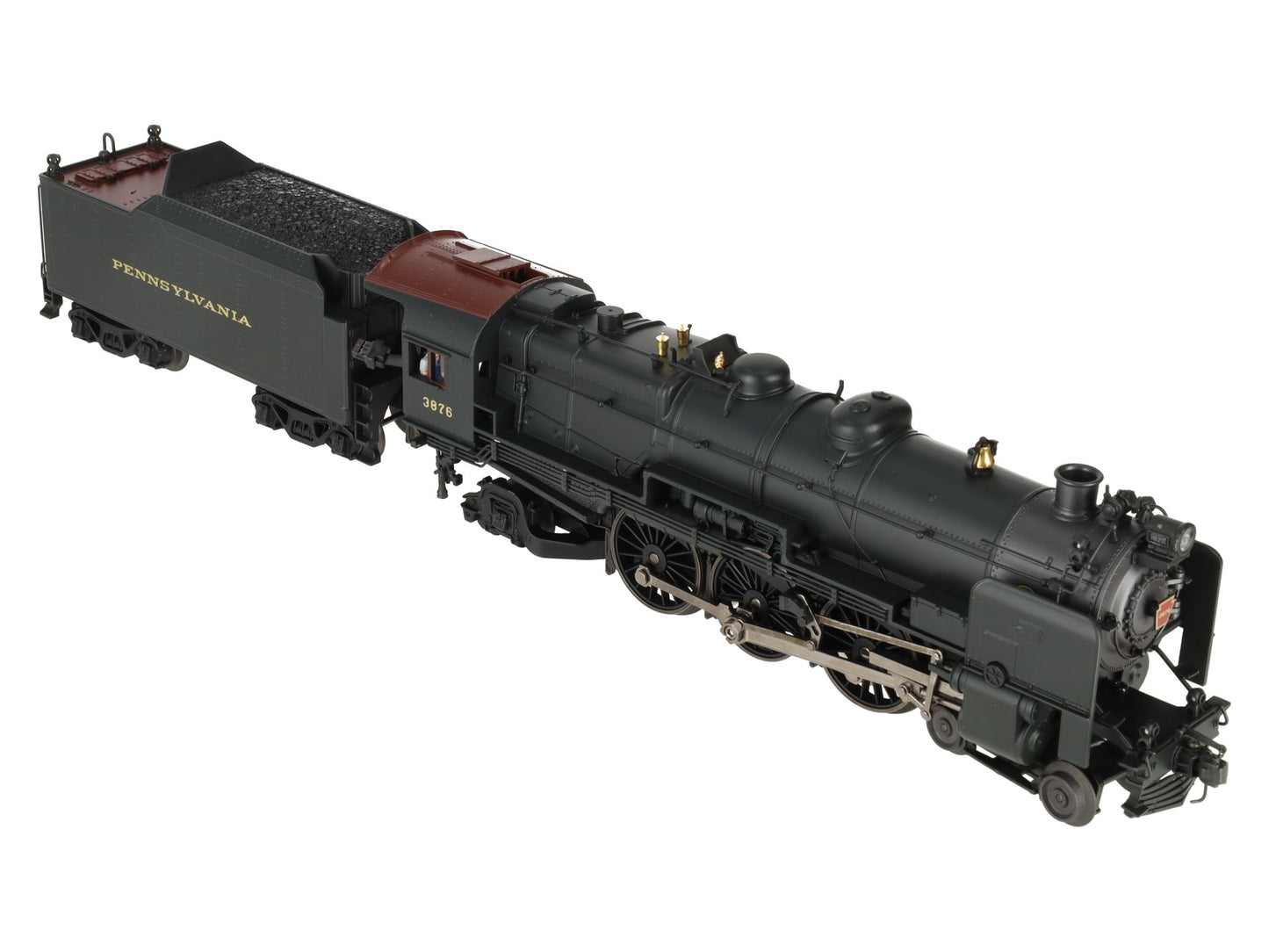 K-Line K3380-3876CC O Gauge PRR K4s Steam Locomotive & Tender #3876 w/TMCC EX/Box
