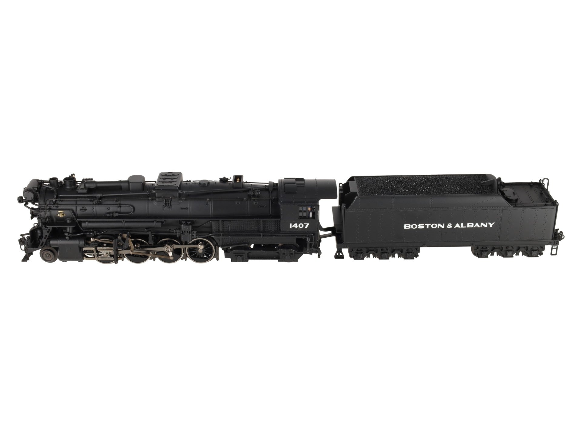 K-Line K3670-1407CC O Boston & Albany 2-8-4 Berkshire Steam Locomotive #1407 EX/Box