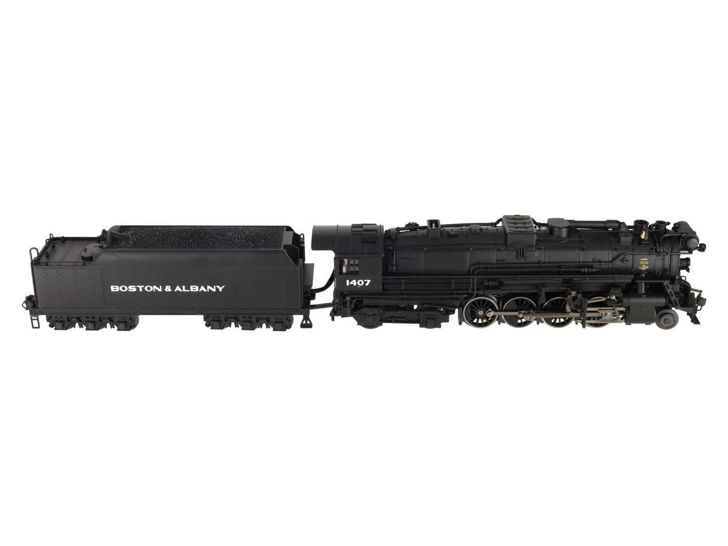 K-Line K3670-1407CC O Boston & Albany 2-8-4 Berkshire Steam Locomotive #1407 EX/Box
