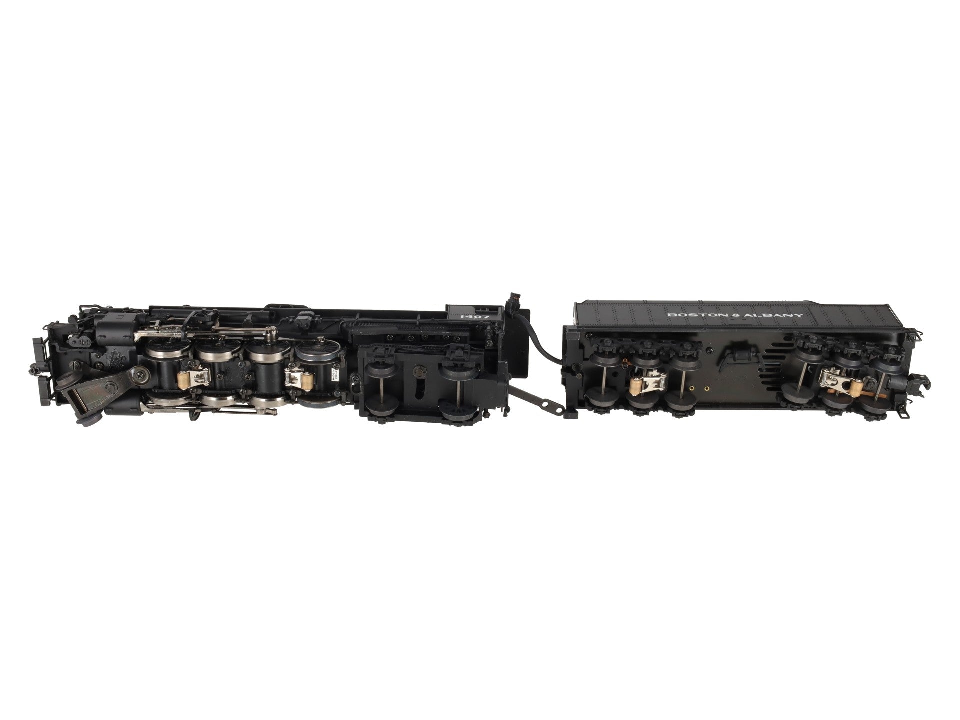 K-Line K3670-1407CC O Boston & Albany 2-8-4 Berkshire Steam Locomotive #1407 EX/Box