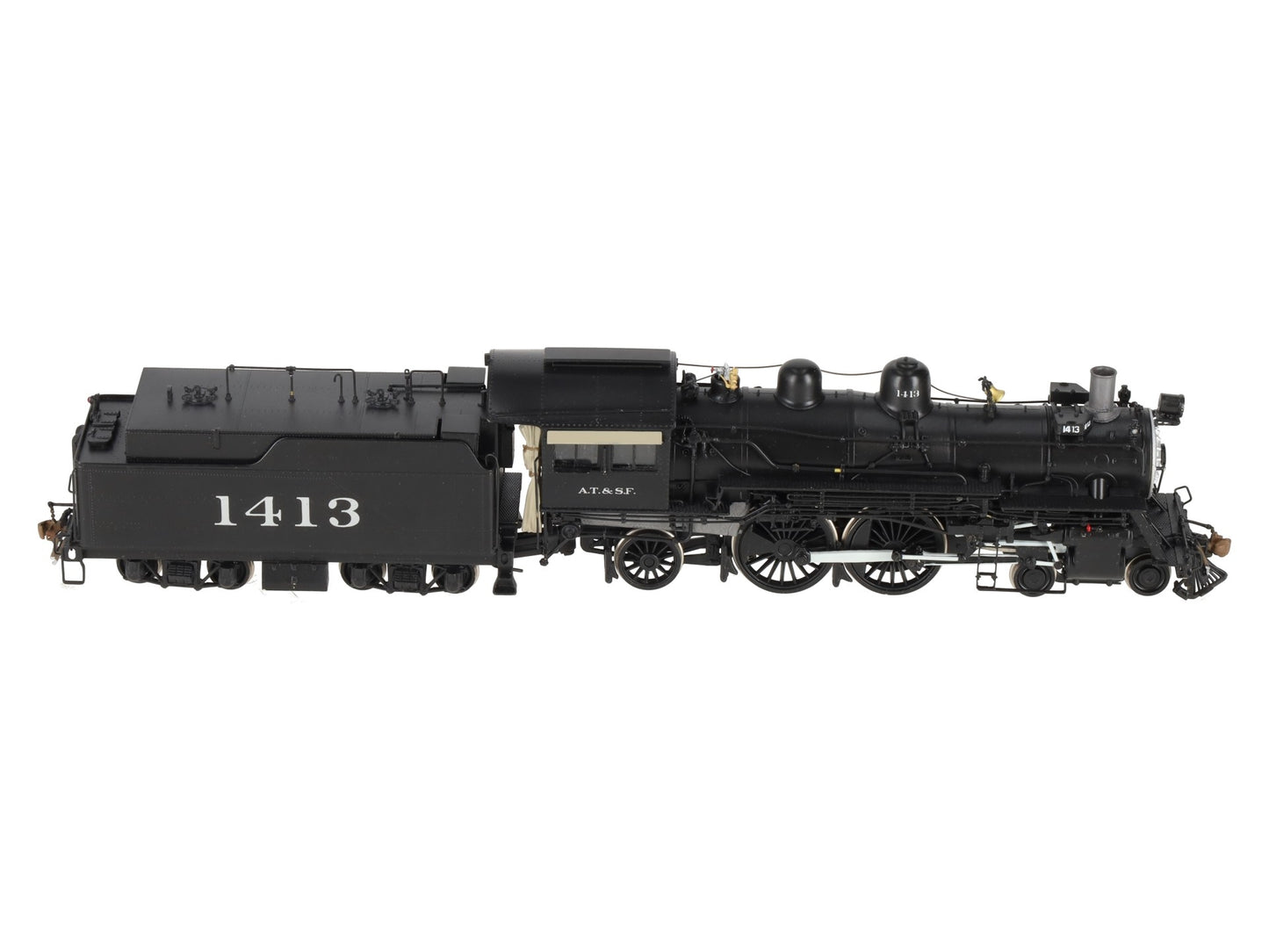 Key Imports 1450 HO BRASS ATSF 4-4-2 Steam Locomotive -Painted EX