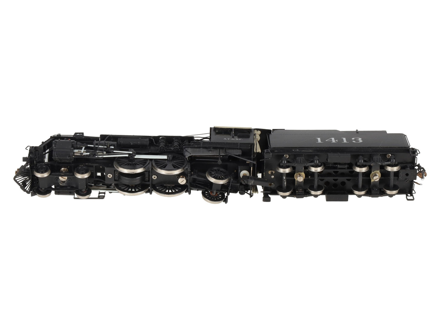 Key Imports 1450 HO BRASS ATSF 4-4-2 Steam Locomotive -Painted EX