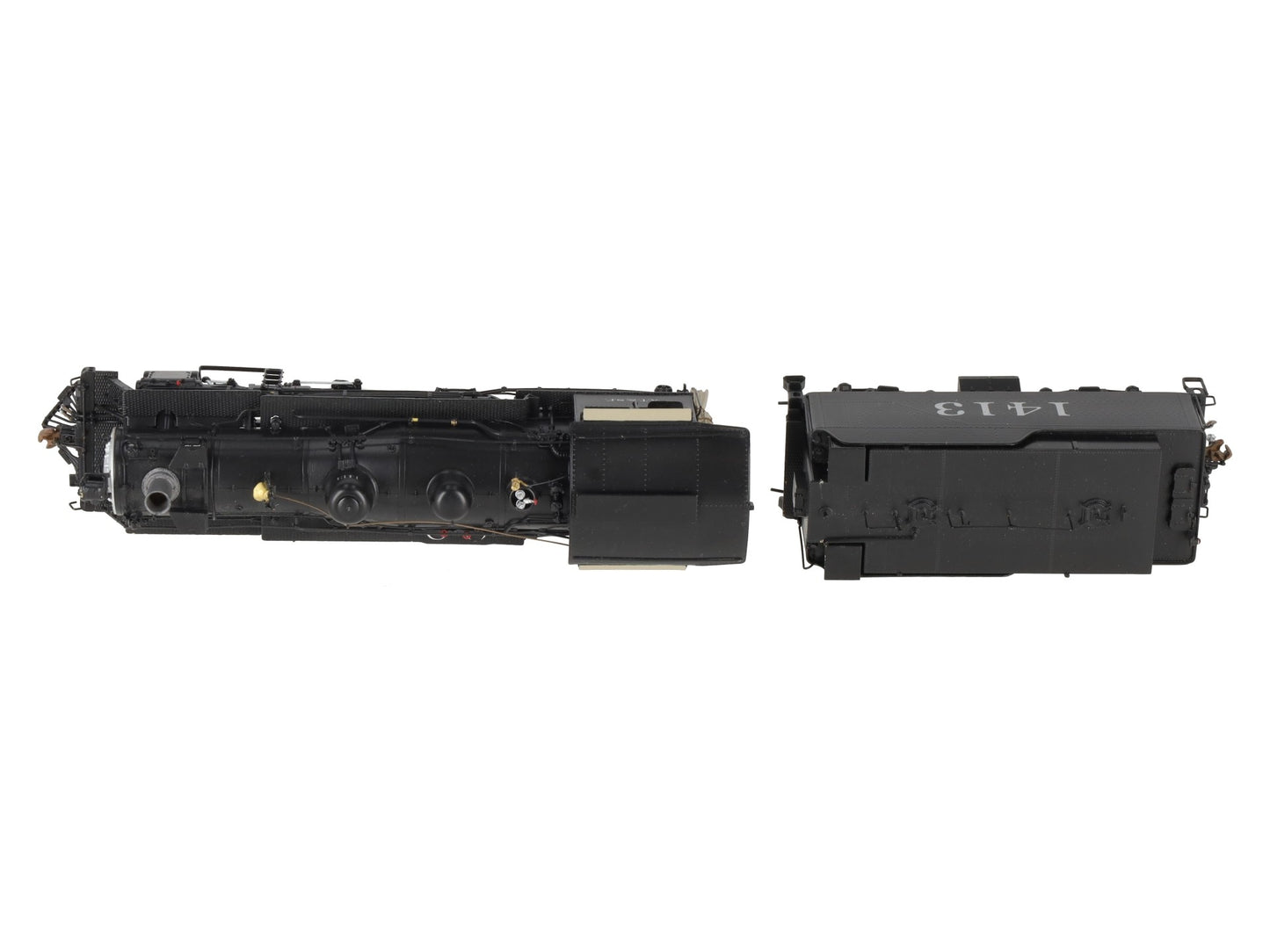 Key Imports 1450 HO BRASS ATSF 4-4-2 Steam Locomotive -Painted EX
