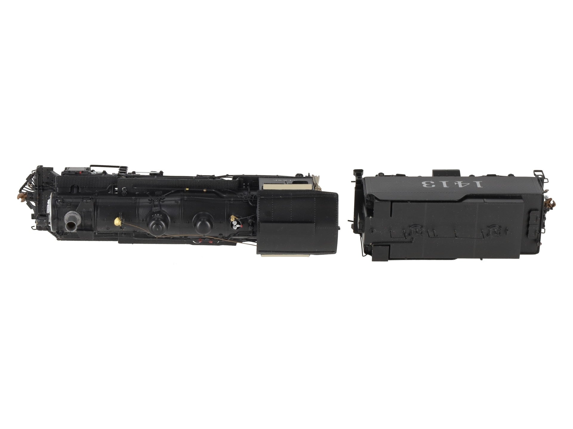 Key Imports 1450 HO BRASS ATSF 4-4-2 Steam Locomotive -Painted EX