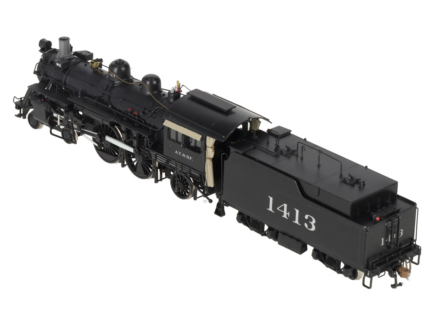 Key Imports 1450 HO BRASS ATSF 4-4-2 Steam Locomotive -Painted EX