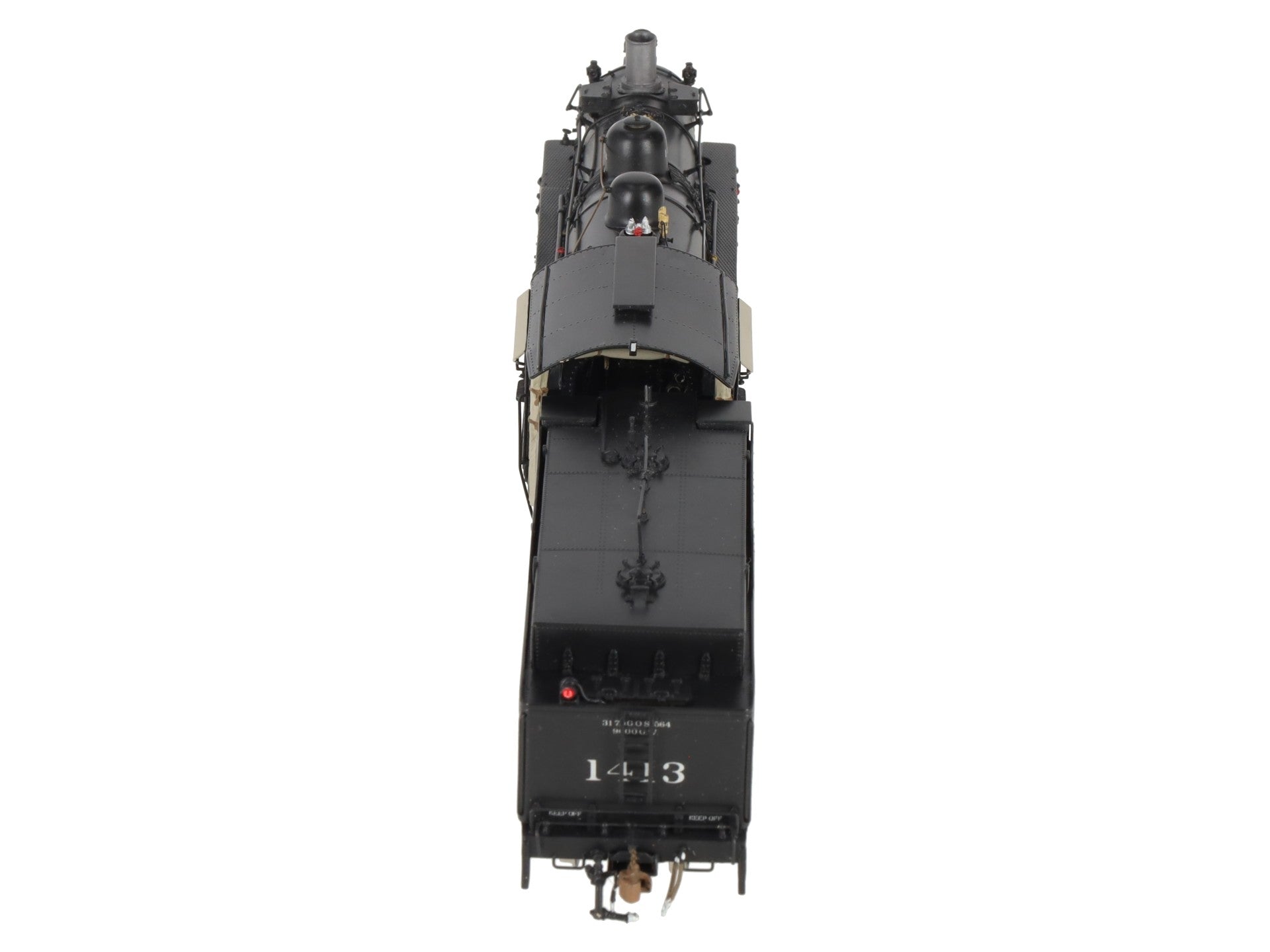 Key Imports 1450 HO BRASS ATSF 4-4-2 Steam Locomotive -Painted EX