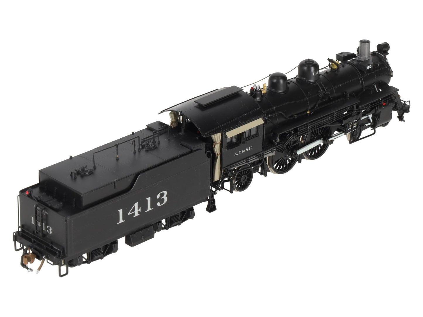 Key Imports 1450 HO BRASS ATSF 4-4-2 Steam Locomotive -Painted EX