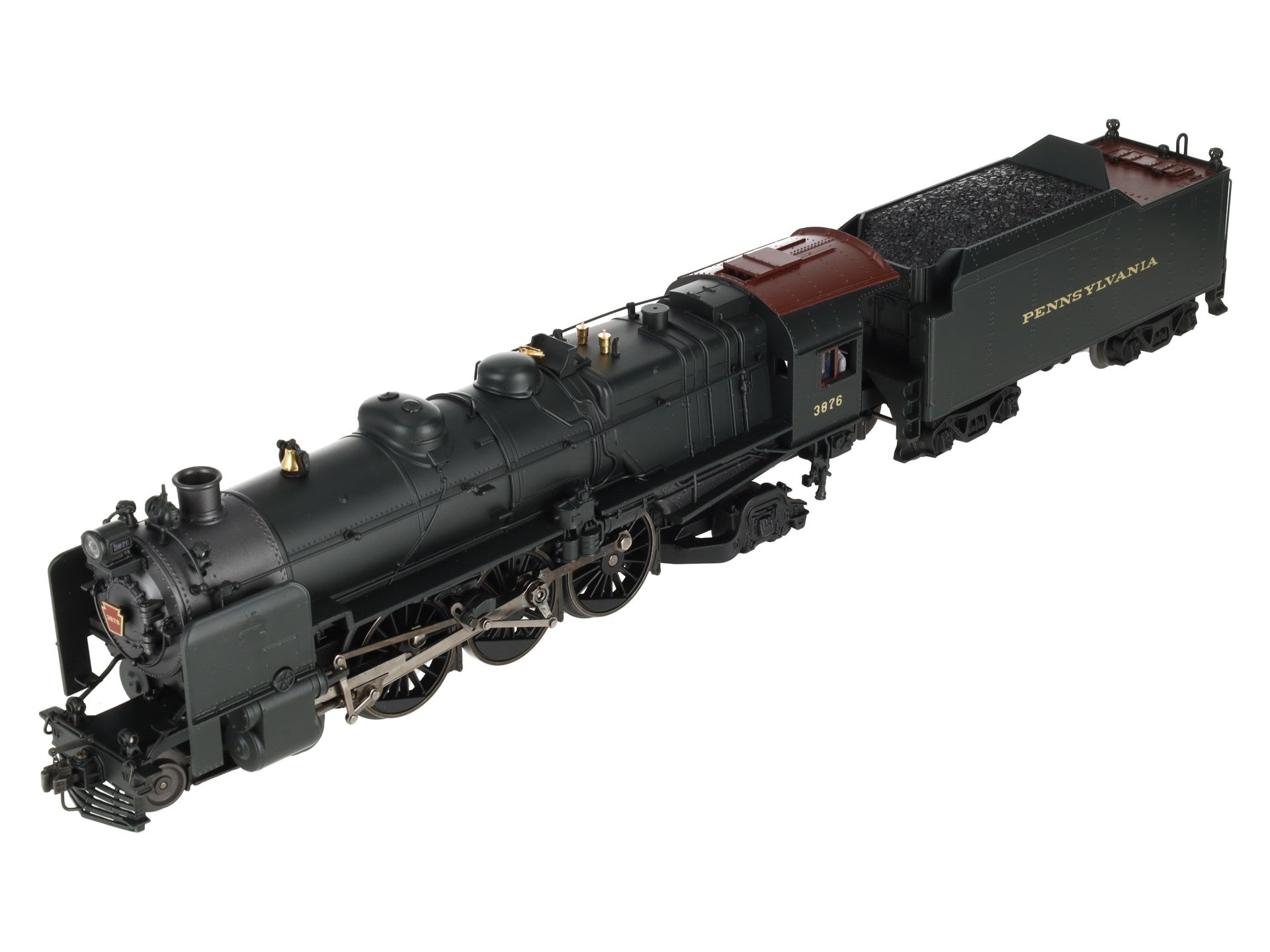 K-Line K3380-3876CC O Gauge PRR K4s Steam Locomotive & Tender #3876 w/TMCC LN/Box