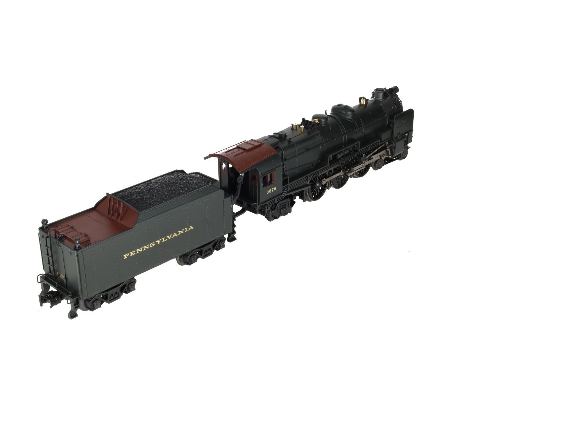 K-Line K3380-3876CC O Gauge PRR K4s Steam Locomotive & Tender #3876 w/TMCC LN/Box